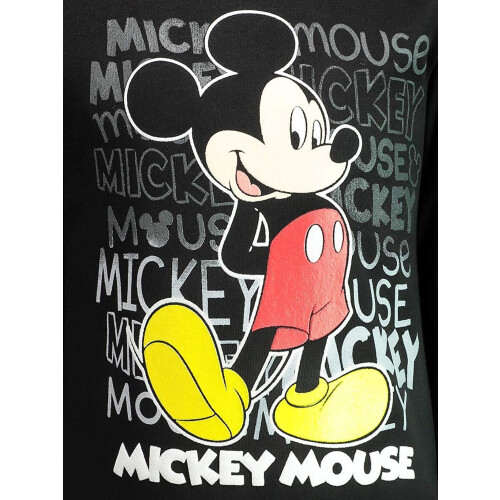 Disney Disney Mickey Mouse Μπλούζα Φούτερ για Αγόρια 2T Μαύρη 2