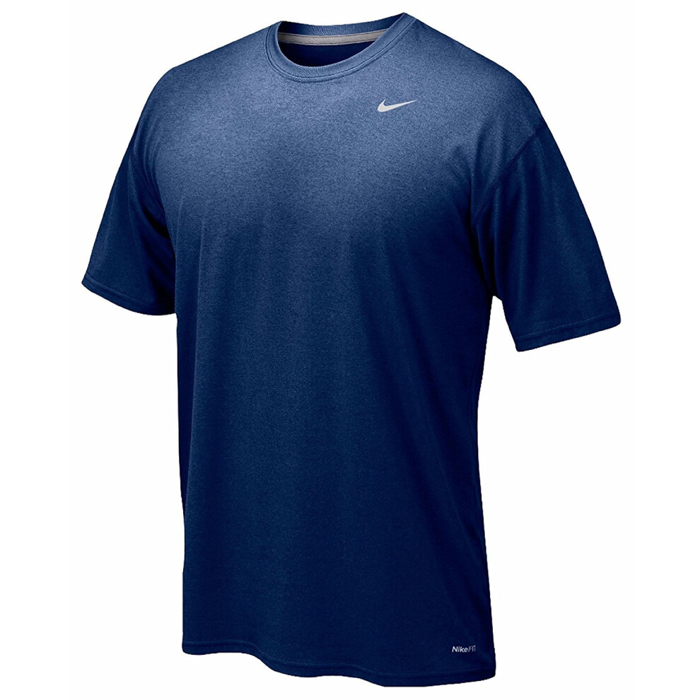 Nike Youth Boys Legend Short Sleeve Tee Shirt (Youth Large  Navy)