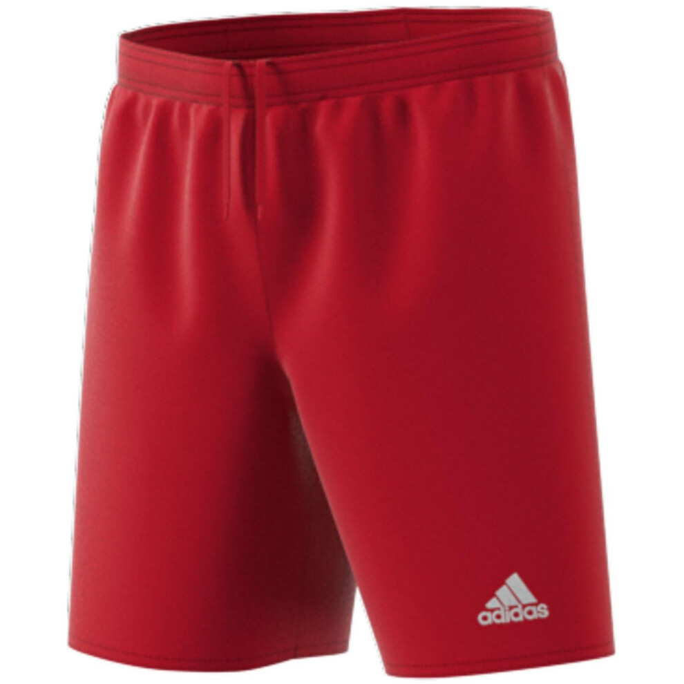 adidas unisex-child Parma 16 Shorts Power Red/White Medium