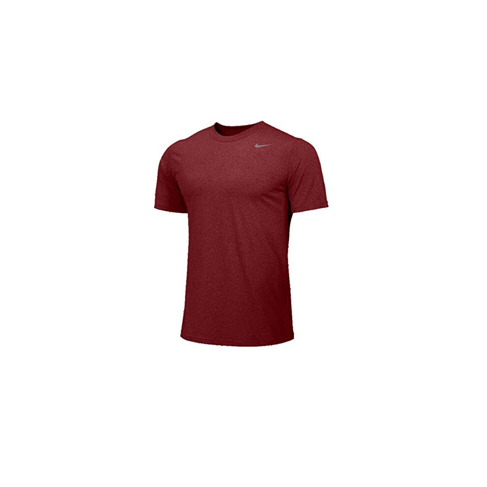 Nike Youth Boys Legend Short Sleeve Tee Shirt (Youth Large  Crimson)