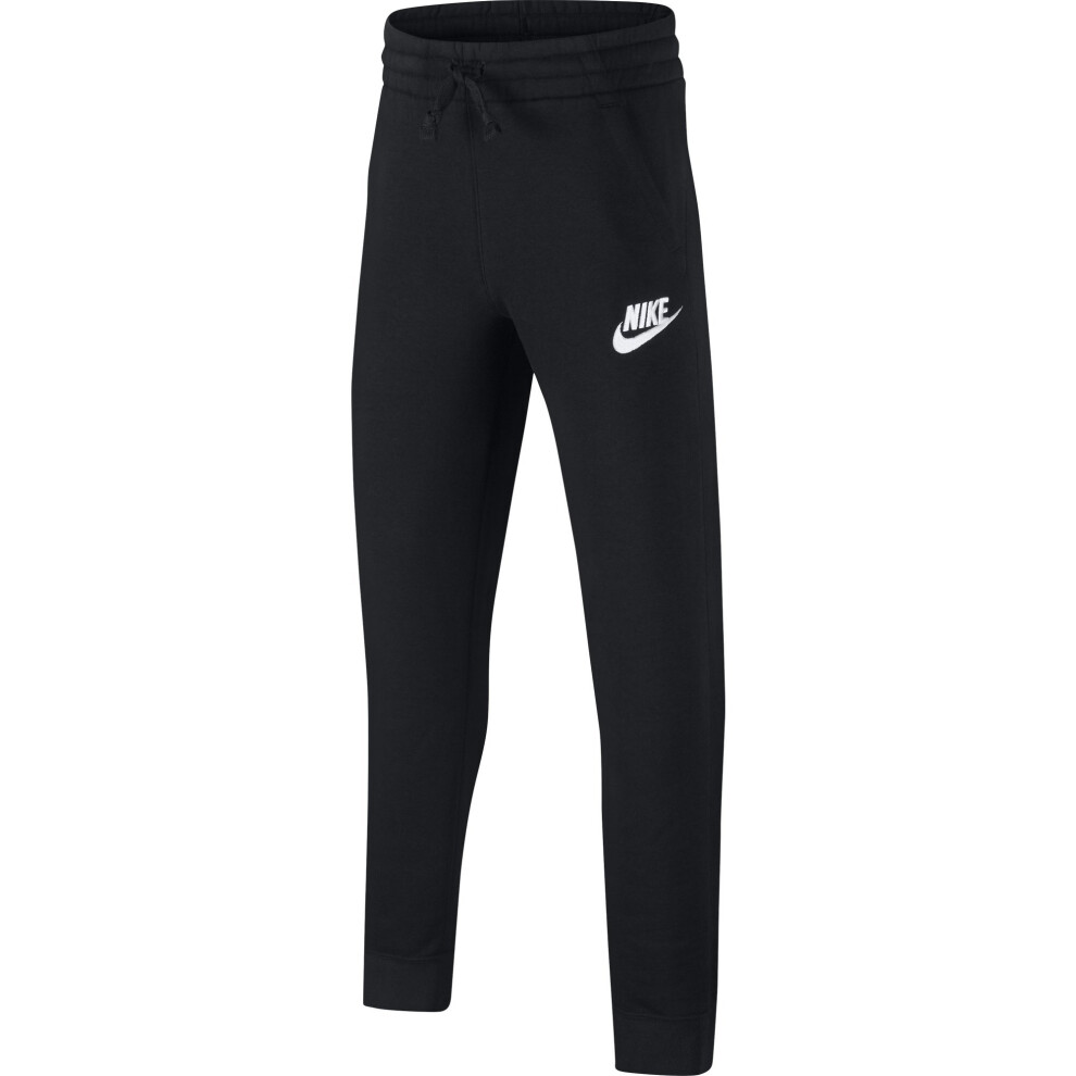 NIKE Sportswear Boys' Club Fleece Joggers  Black/Black/White  X-Large