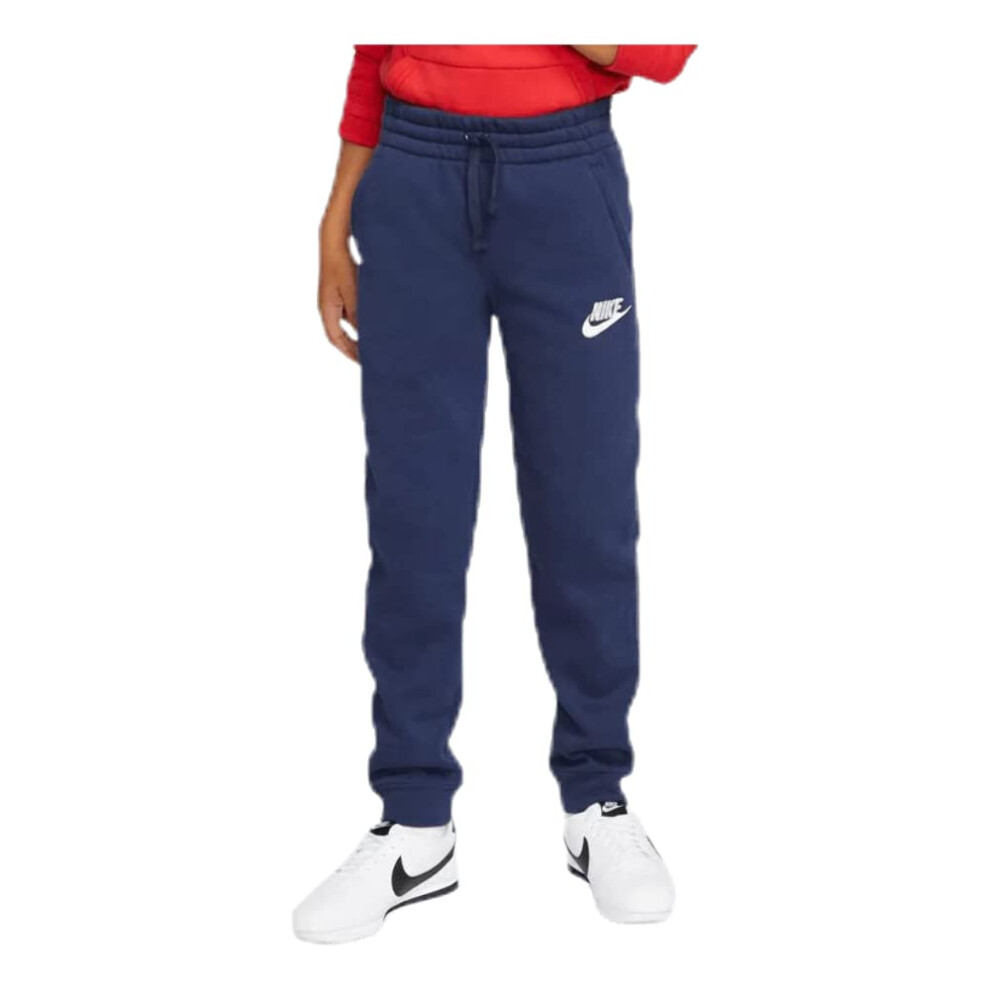 Nike Boy's NSW Club Jogger Fleece Pant  Midnight Navy/Midnight Navy/Wh