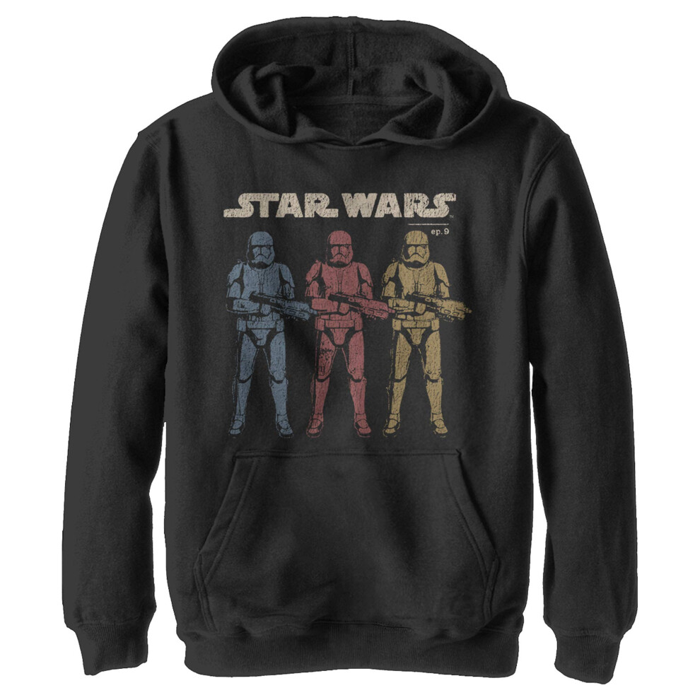 Star Wars Boy's On Guard Hoodie  Black  Large