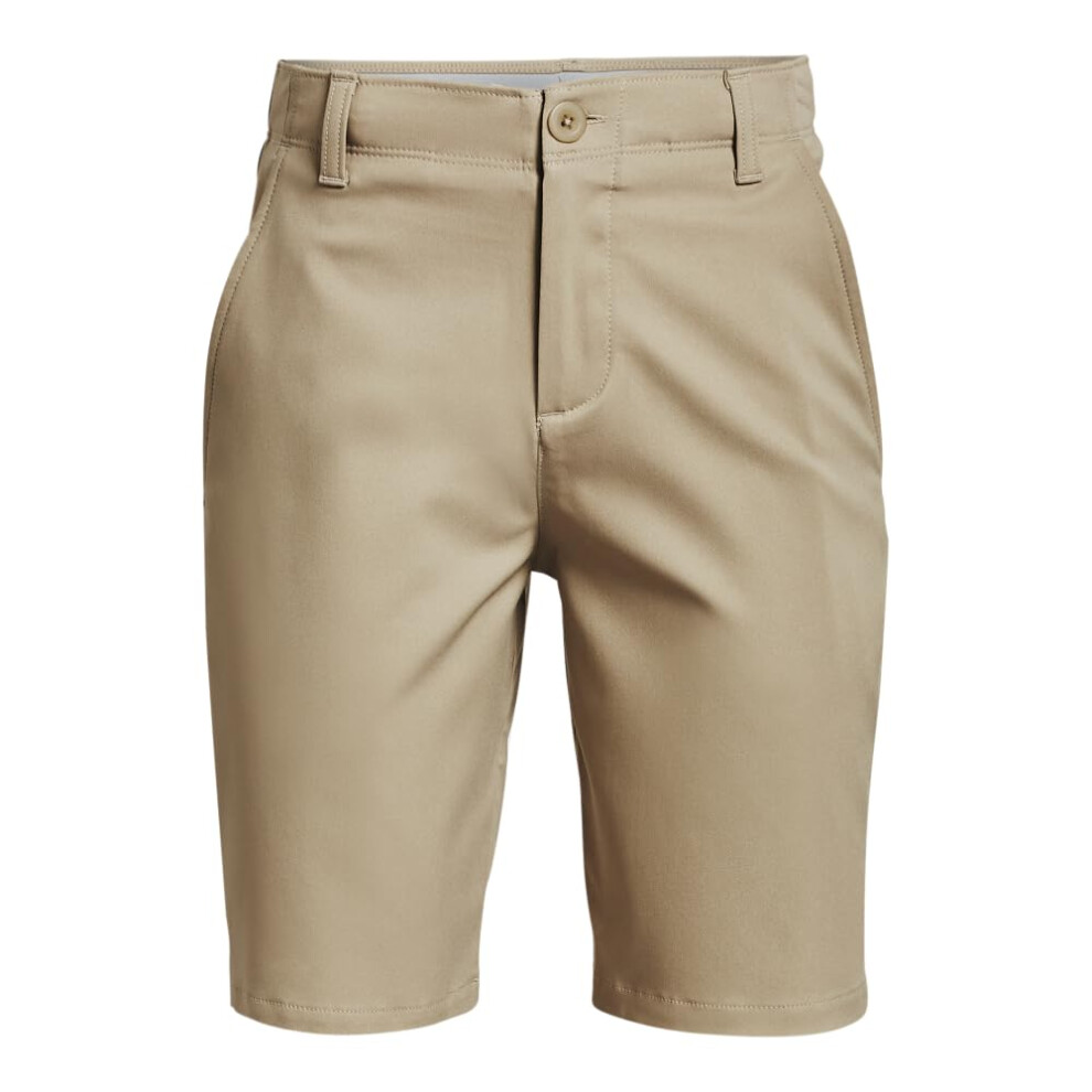 Under Armour Boys Showdown Shorts   Barley (233)/Halo Gray   Small