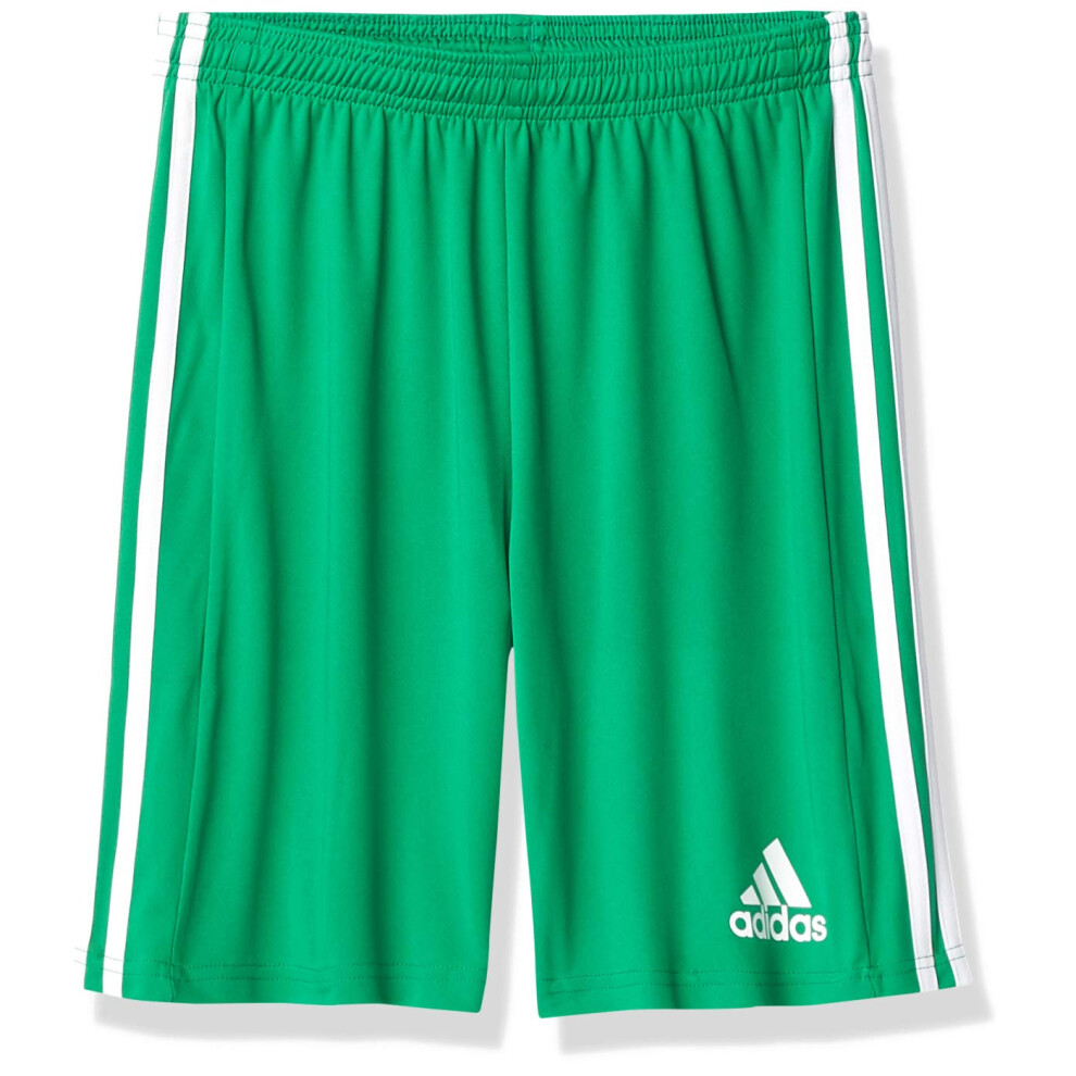 adidas boys Squad 21 Shorts Team Green/White Large