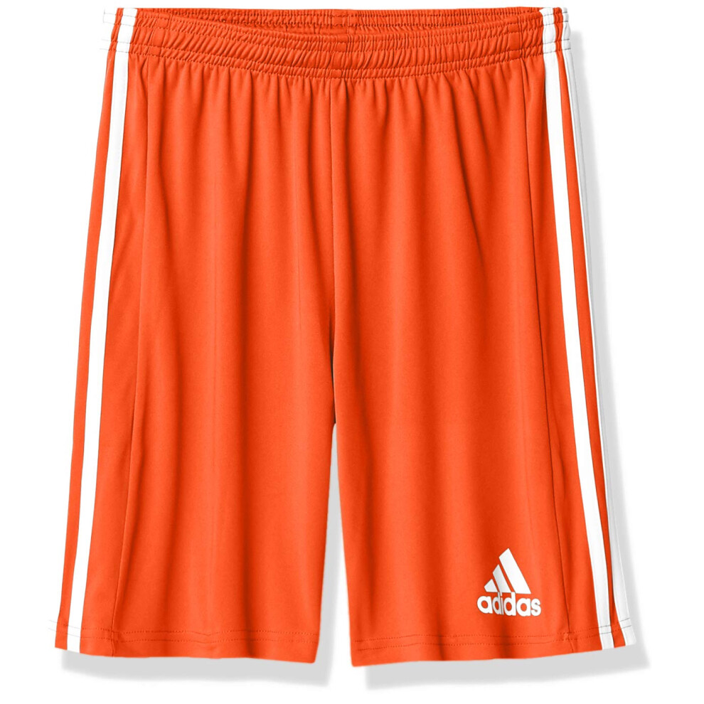 adidas boys Squad 21 Shorts Team Orange/White Large