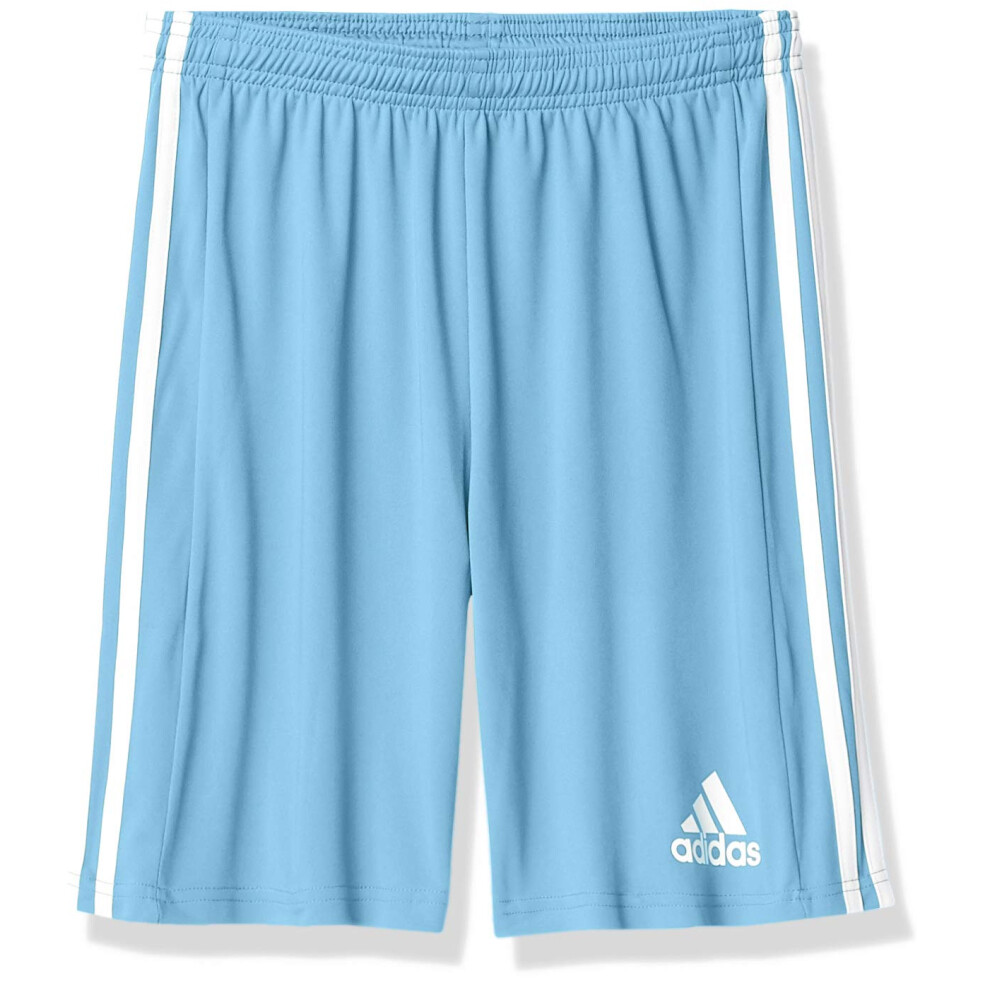 adidas boys Squad 21 Shorts Team Light Blue/White Large