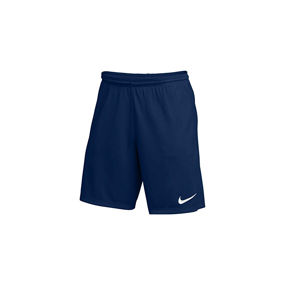 Nike Youth Park III Shorts (Navy/White  Medium)