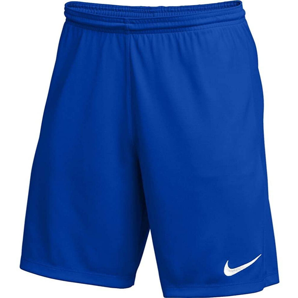 Nike Youth Park III Shorts (Royal Blue  Medium)