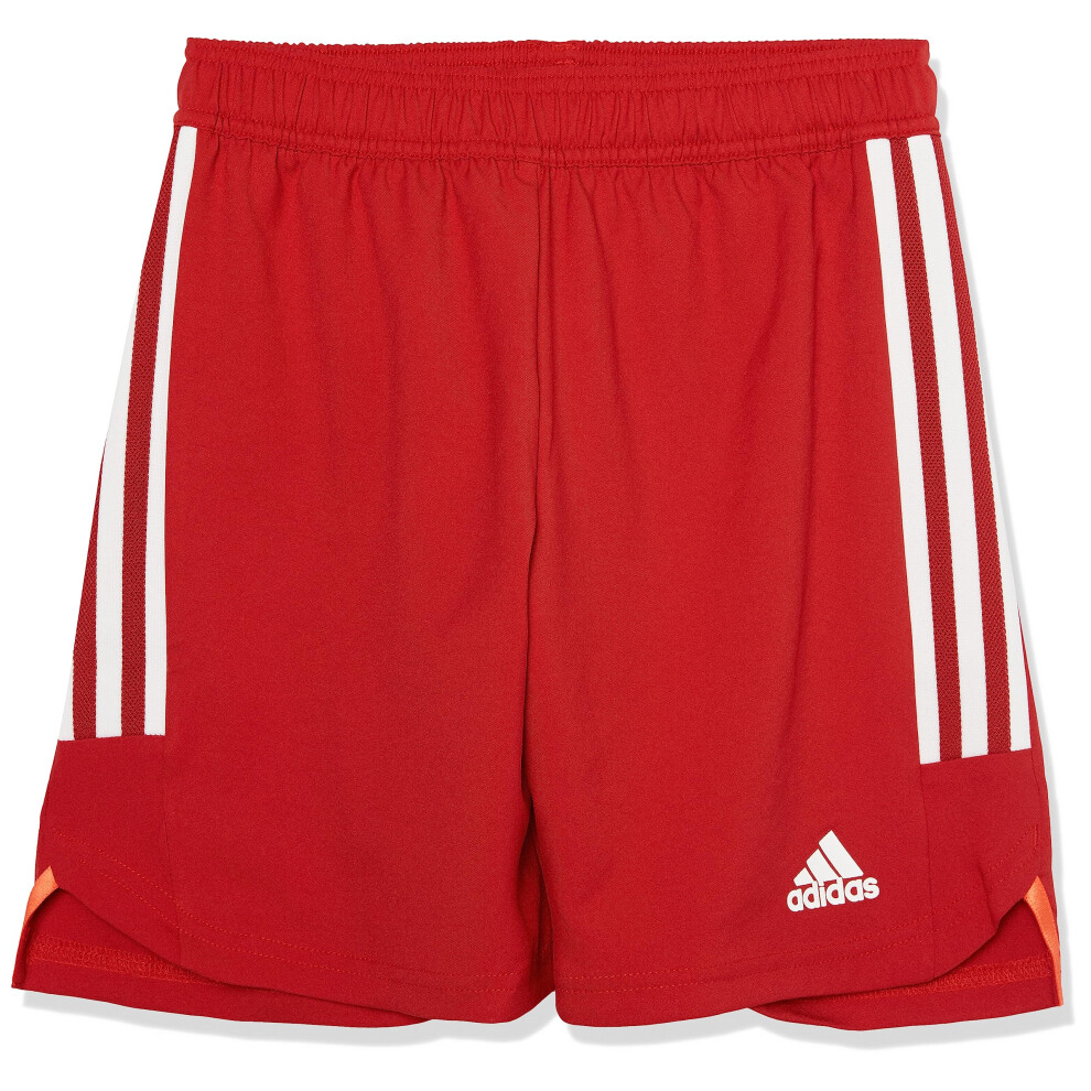 adidas Kids' Condivo 22 Match Day Shorts  Team Power Red/White  Large