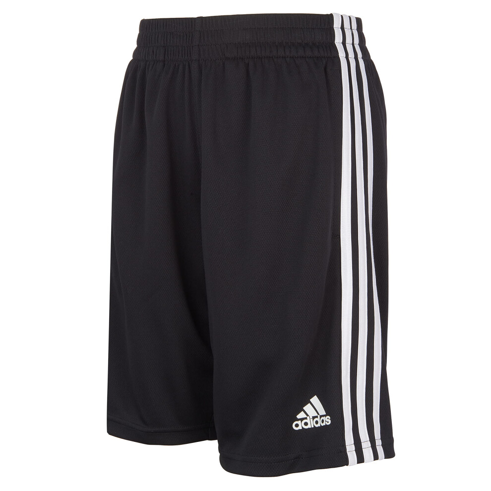 adidas boys Classic 3-stripes Shorts  Black  X-Large US