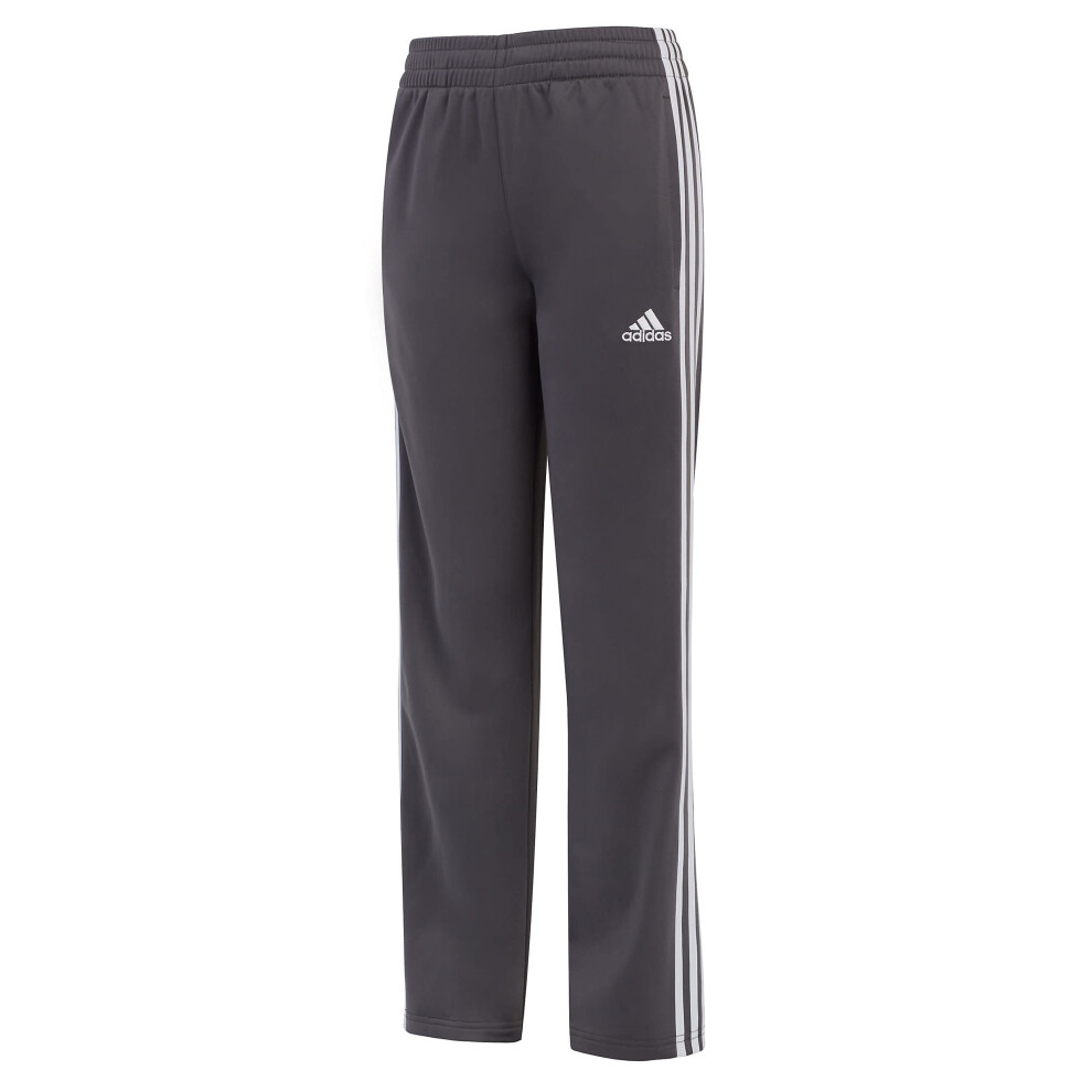 adidas boys Iconic Tricot Jogger Track Pants  Iconic Grey Five  Large