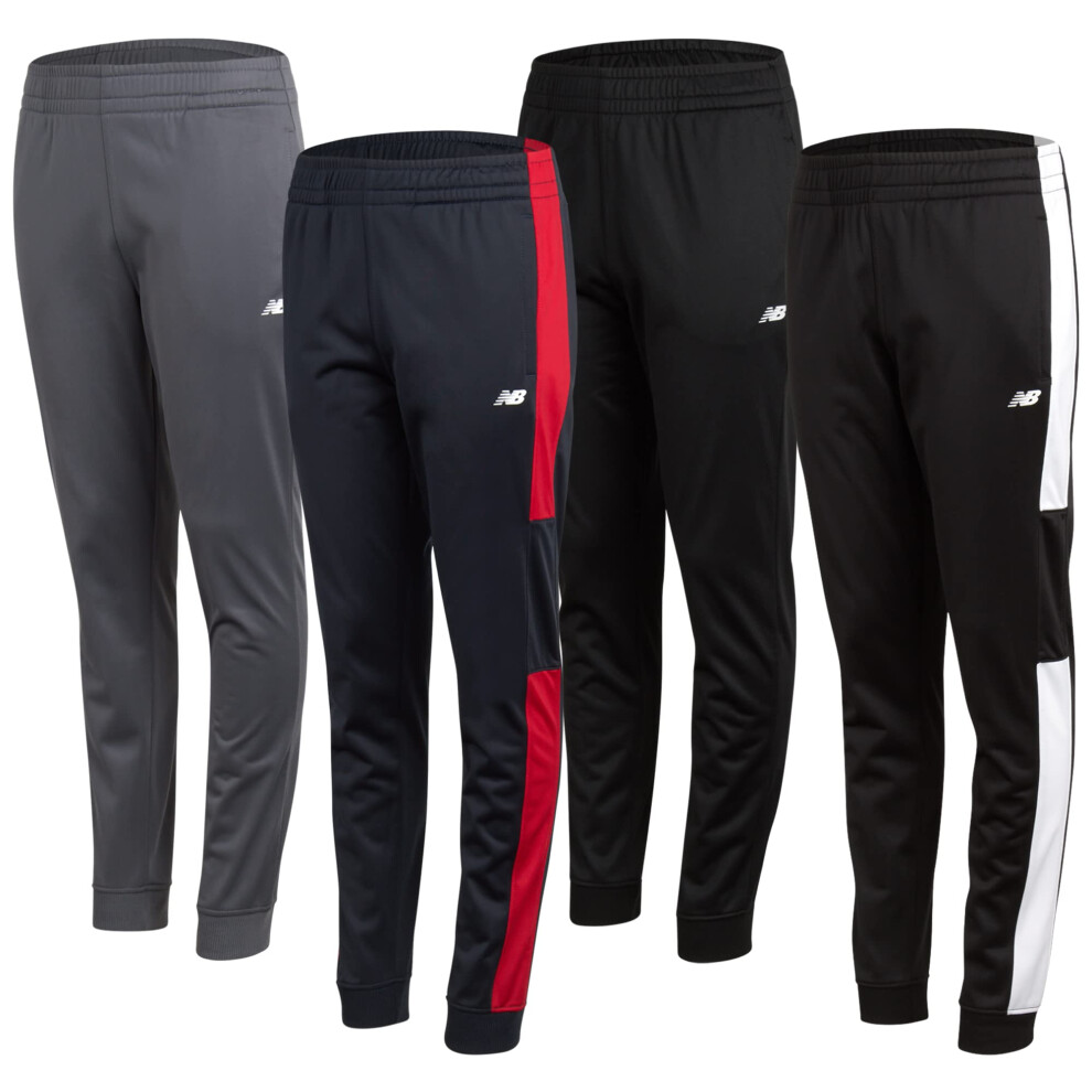 New Balance Boys Sweatpants - 4 Pack Active Tricot Jogger Sweatpants -