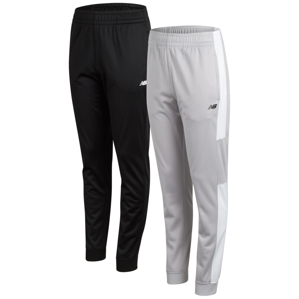 New Balance Boys' Athletic Sweatpants - 2 Pack Performance Tricot Jogg