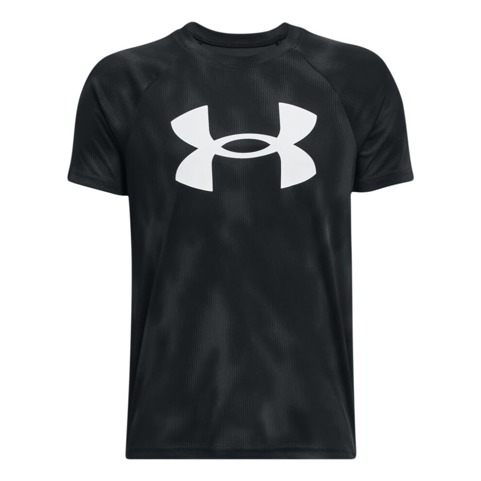 Under Armour Boys Tech Big Logo Printed Short-Sleeve T-Shirt  (008) Bl