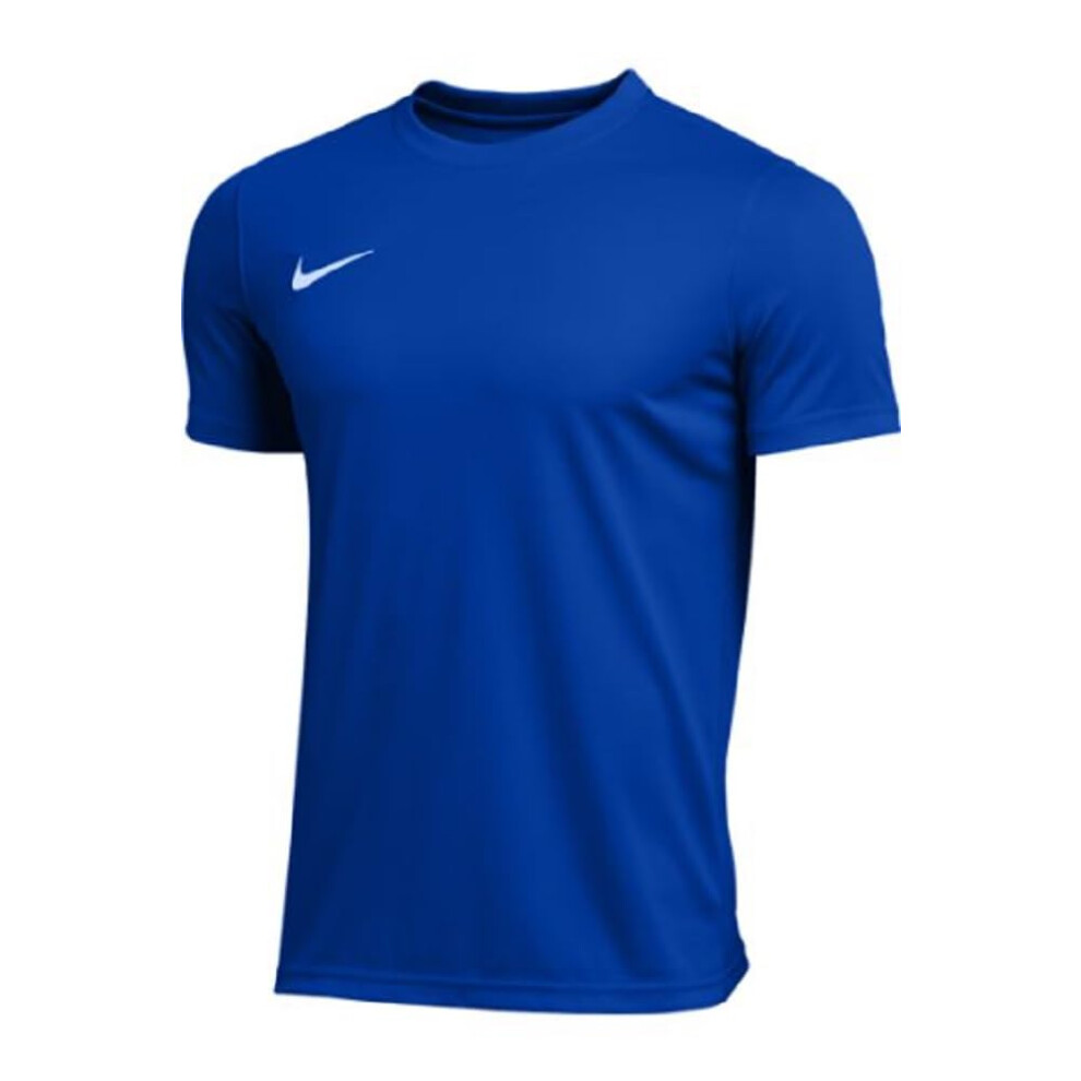 Nike Youth Park VII Short Sleeve Shirt (Royal  Medium)