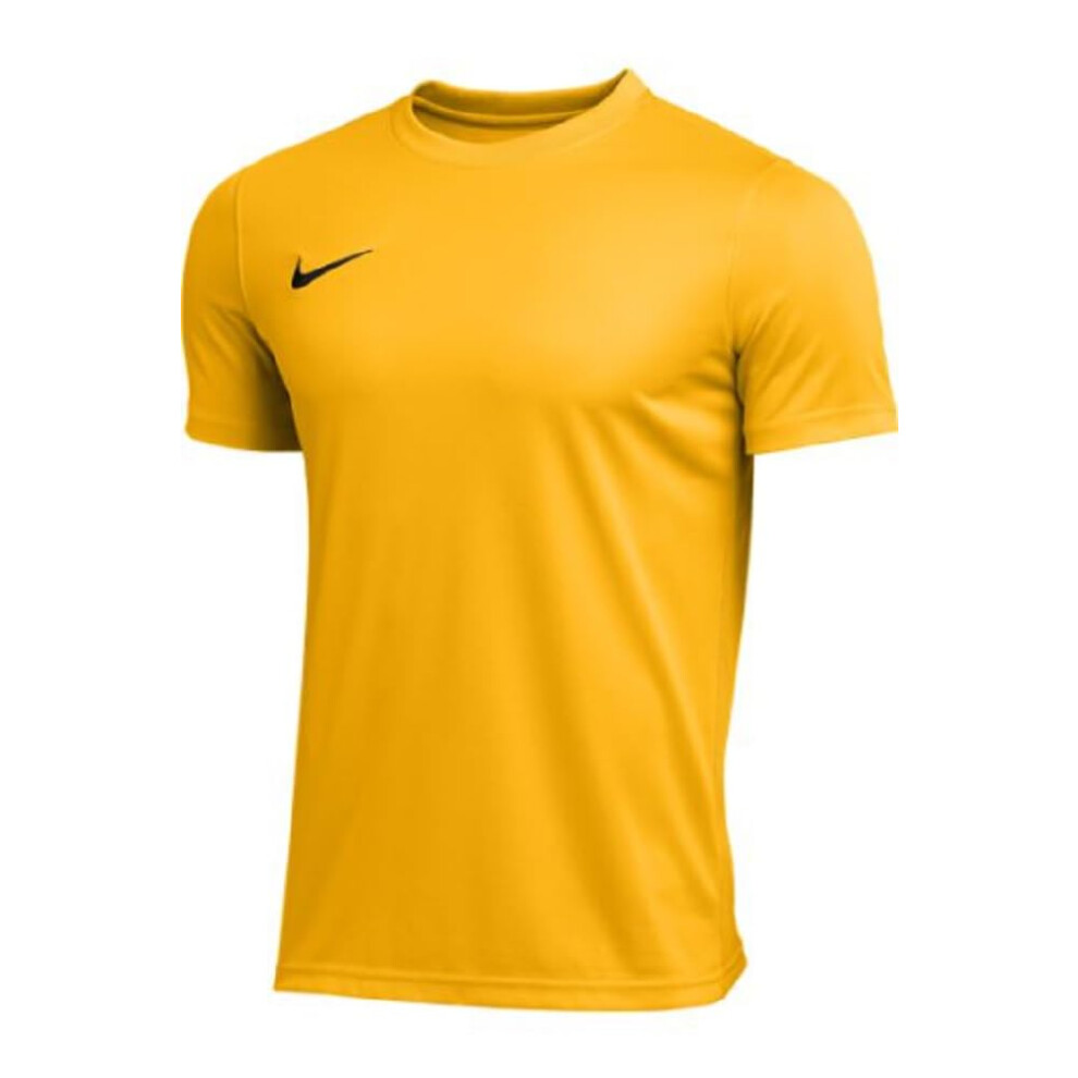 Nike Youth Park VII Short Sleeve Shirt (Gold  Medium)