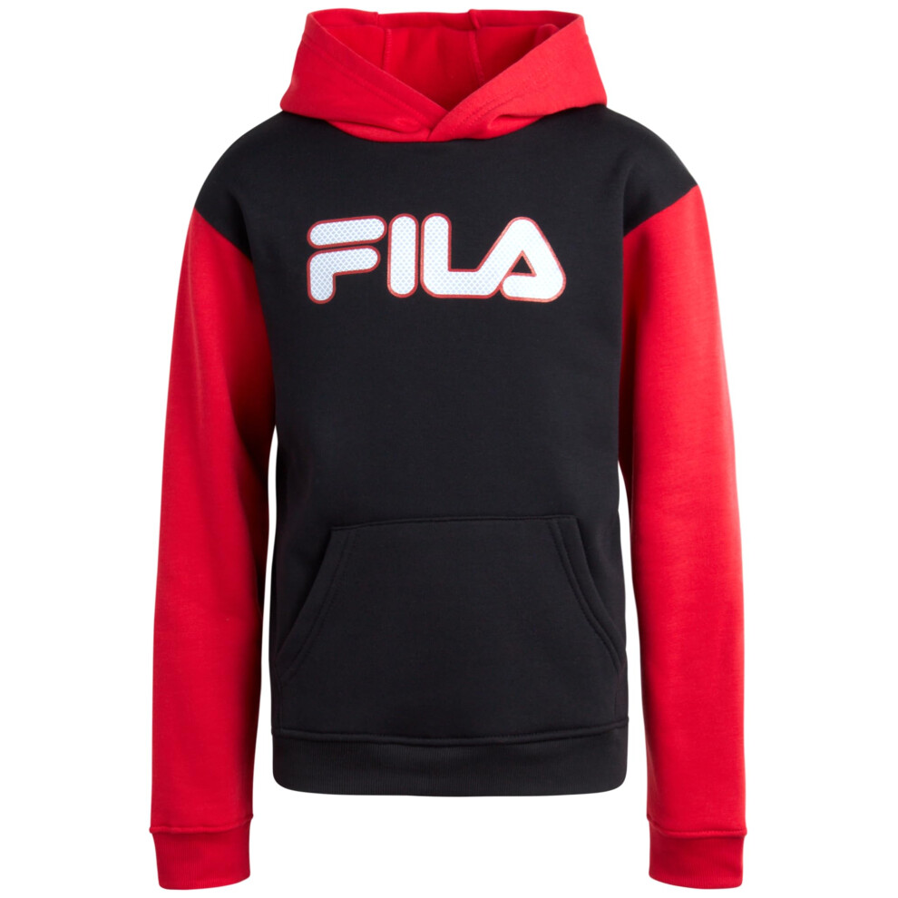 Fila Boys' Active Sweatshirt - Performance Fleece Hoodie Sweatshirt -