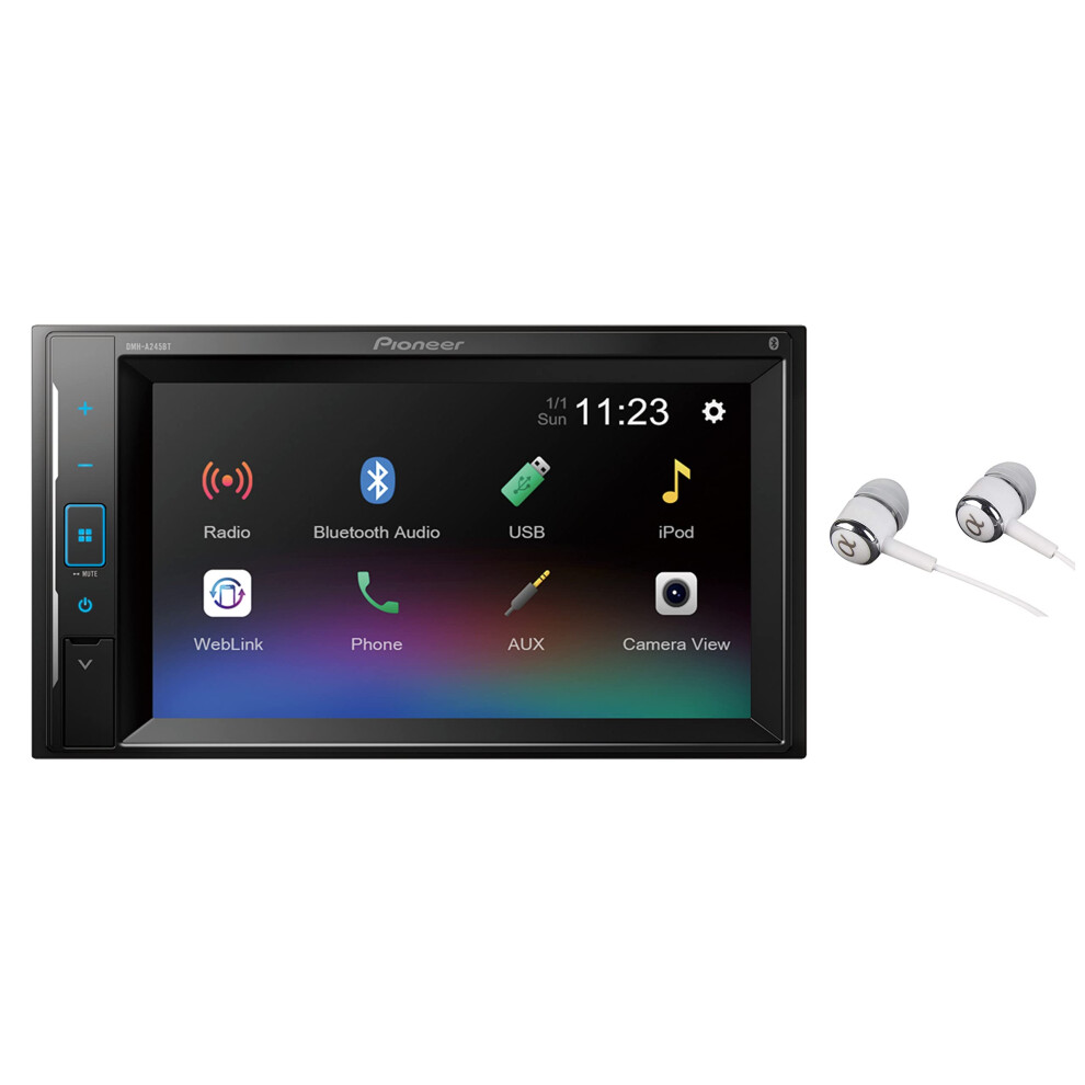 Pioneer DMH-100BT 6.2"" Touchscreen  Bluetooth  Back-up Camera Ready -