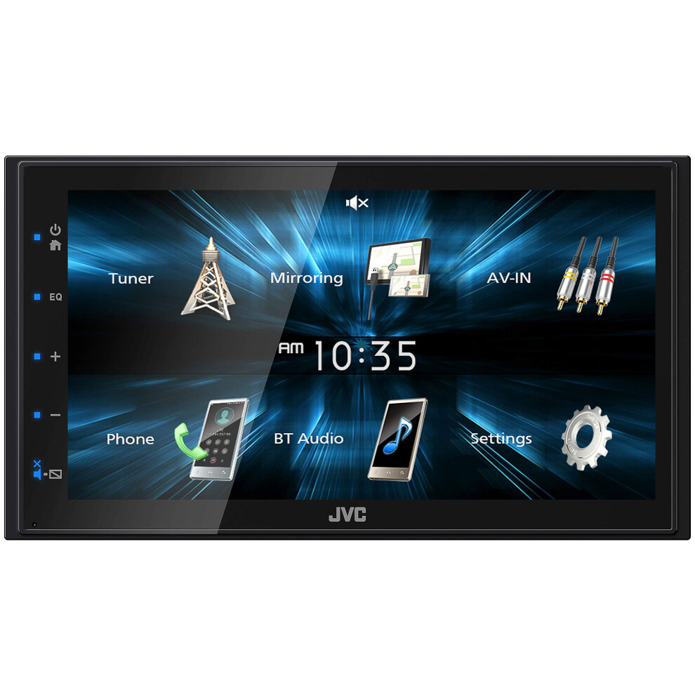 JVC KW-M150BT Bluetooth Car Stereo Receiver with USB Port - 6.75"" Tou