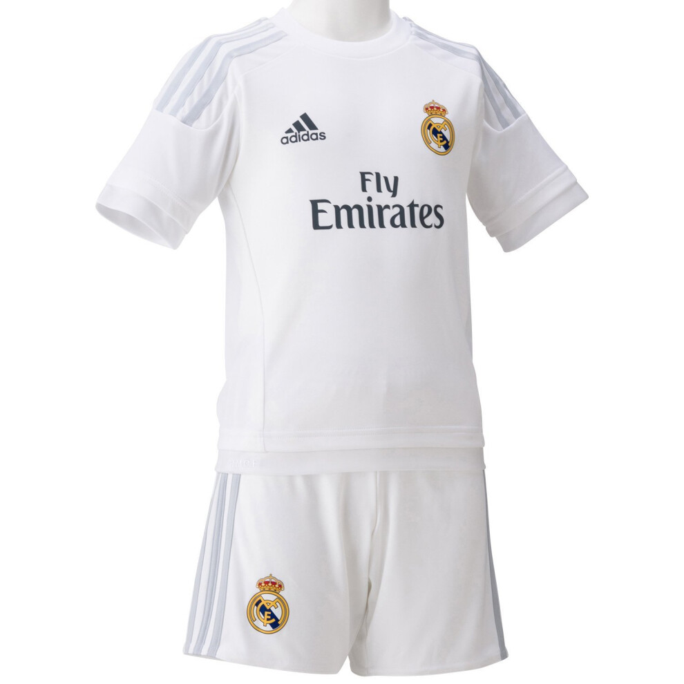 adidas 2015/16 Real Madrid CF Home Mini Kit [White] (2XS)