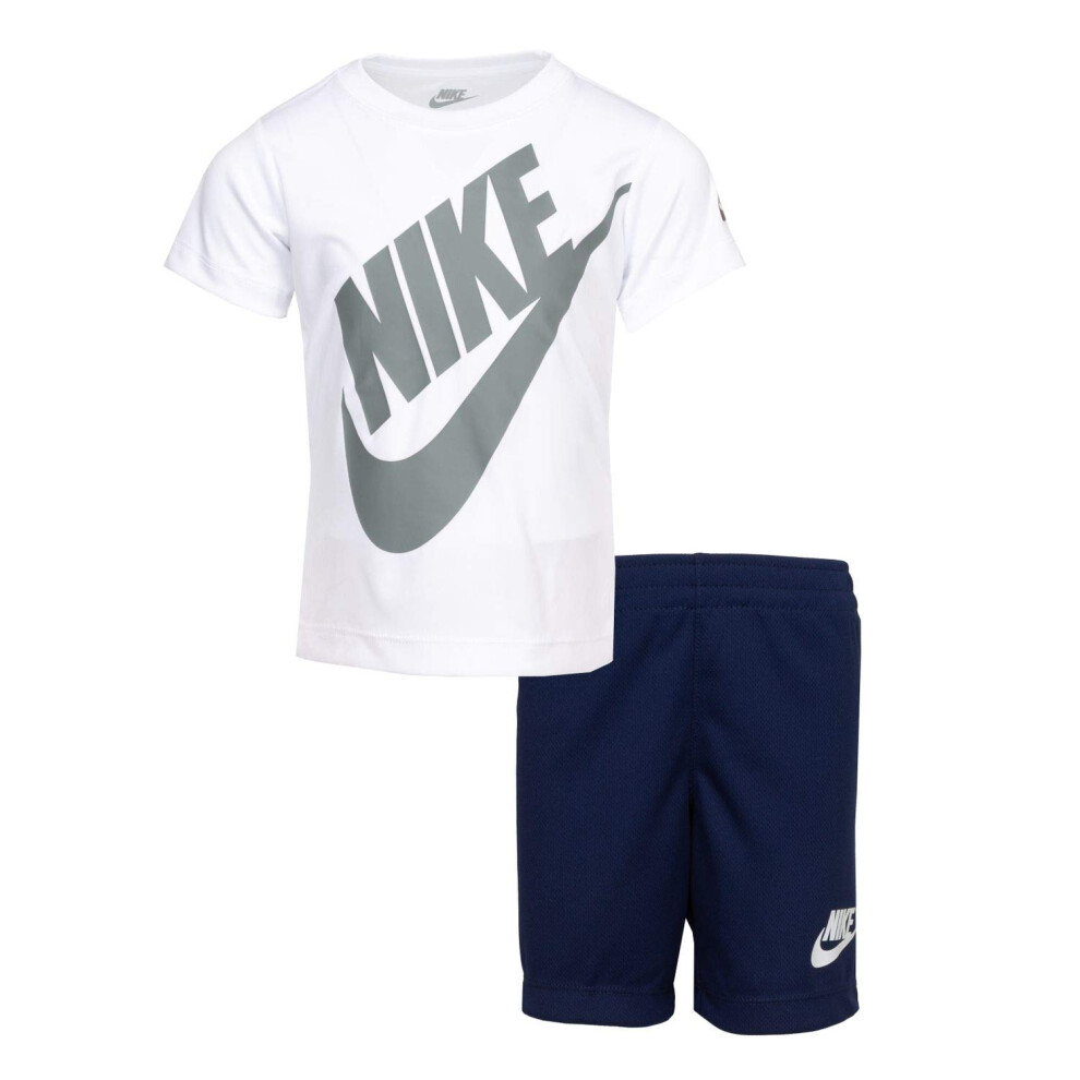 Nike Baby Boy's Short Sleeve Logo Graphic T-Shirt & Shorts Two-Piece S