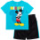 Disney Disney Mickey Mouse Βρεφικό T-Shirt & Σορτσάκι Μπλέ/Μαύρο 12 Μηνών 1