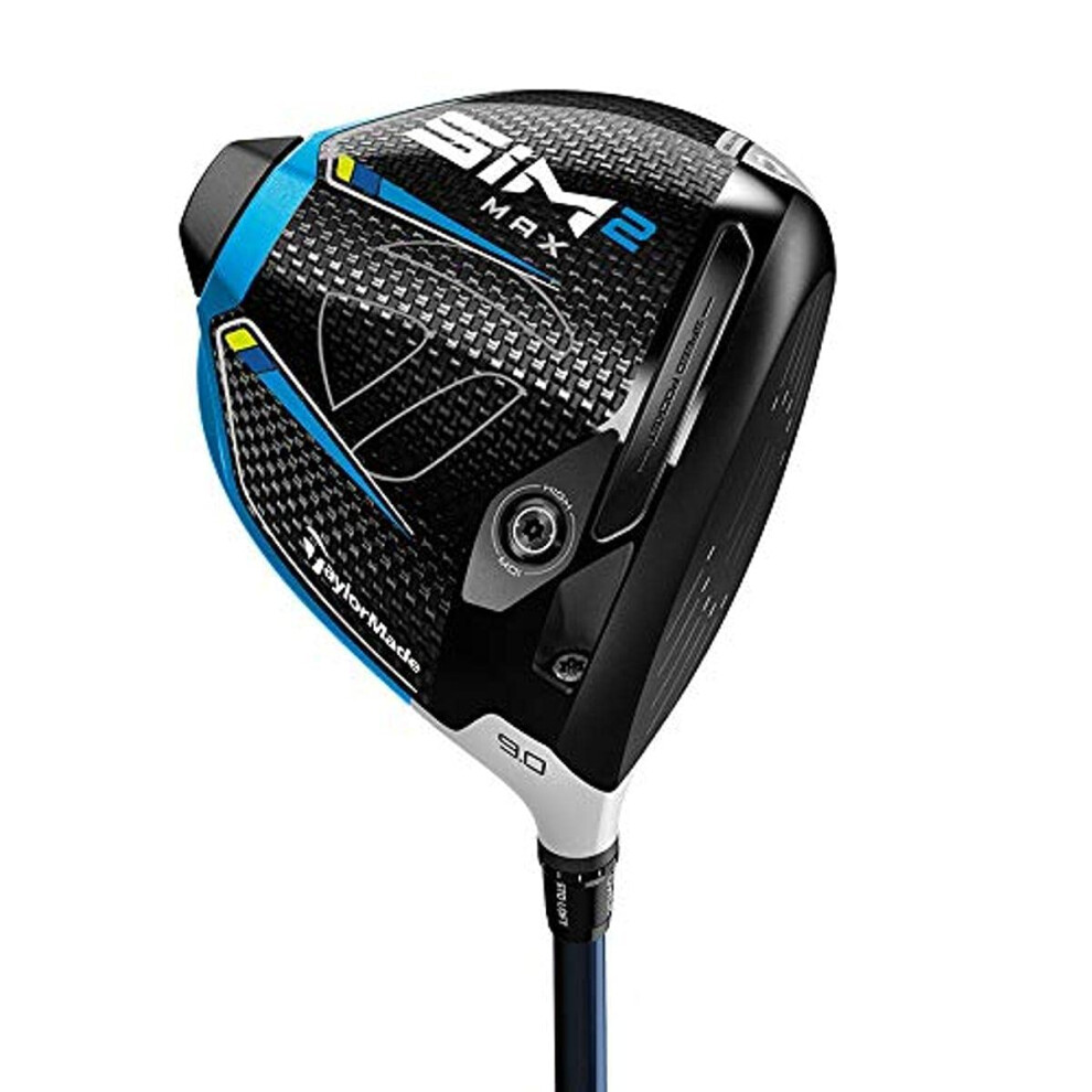 TaylorMade SIM 2 Max Driver Mens Right Hand Graphite Stiff 9 Degree Ve