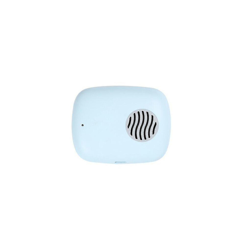 (blue) Rechargeable Toothbrush Sanitizer Sterilizer With Fan Portable Travel Toothbrush Organizer Cover For Free Shipping