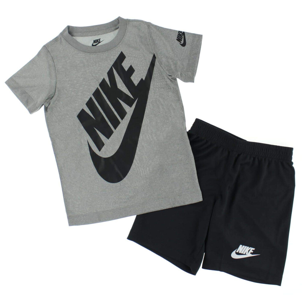 Nike Baby Boy's Dri-FIT Logo Graphic T-Shirt & Shorts Two-Piece Set (I