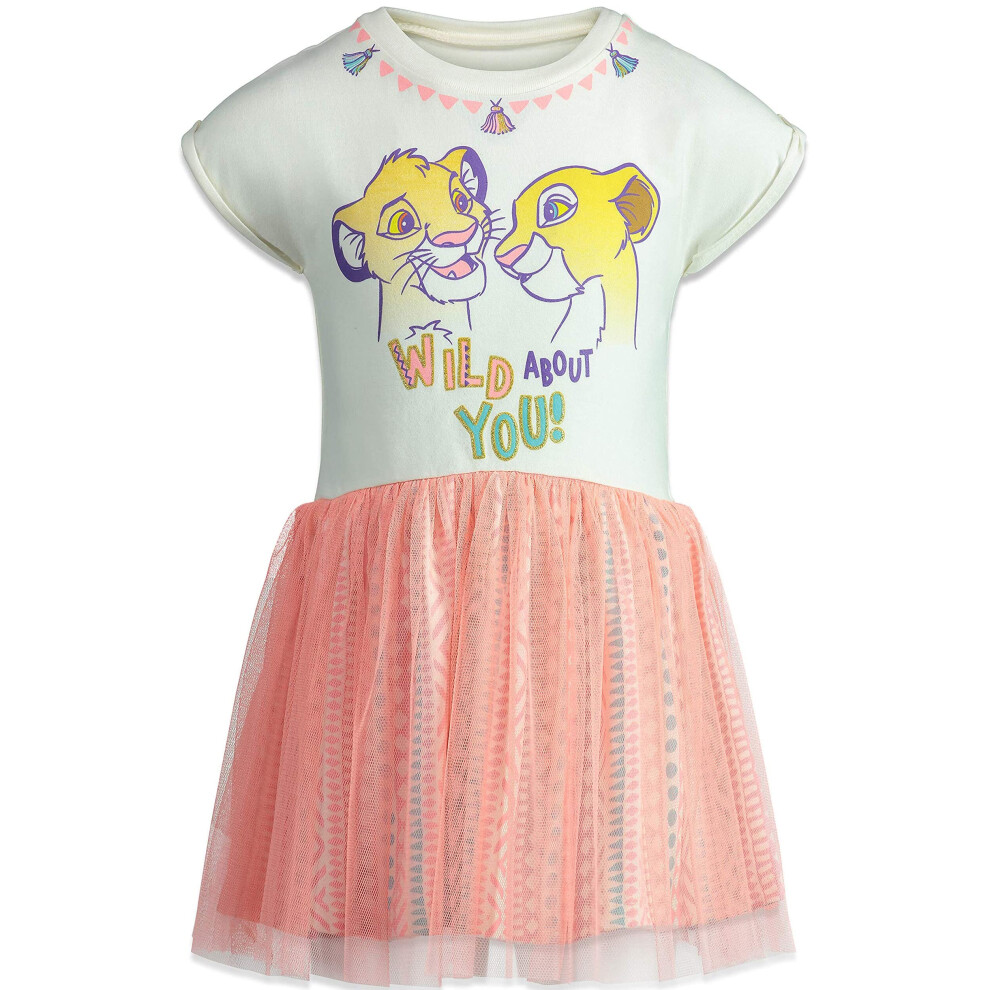 Disney Lion King Simba Nala Toddler Girls Dress 2T