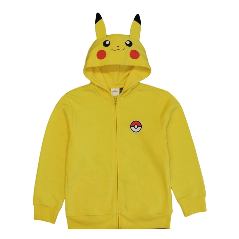 Pokemon Boys' Pikachu Costume Hoodie  Yellow (6/7)