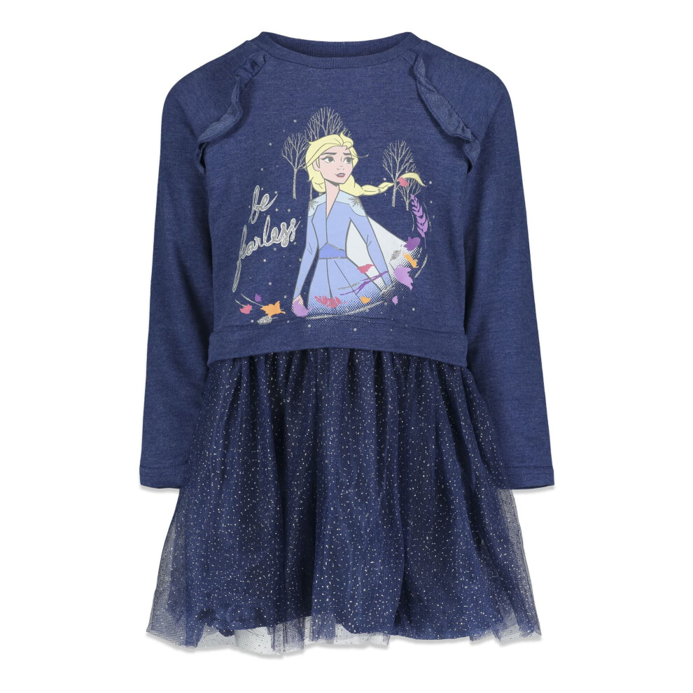 Disney Frozen Elsa Toddler Girls Dress Purple 2T