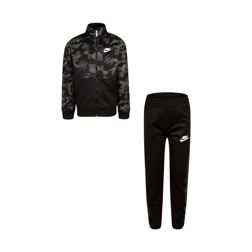 Nike Boy`s Therma Dri Fit Jacket & Pants 2 Piece Set (Black(76H109-023