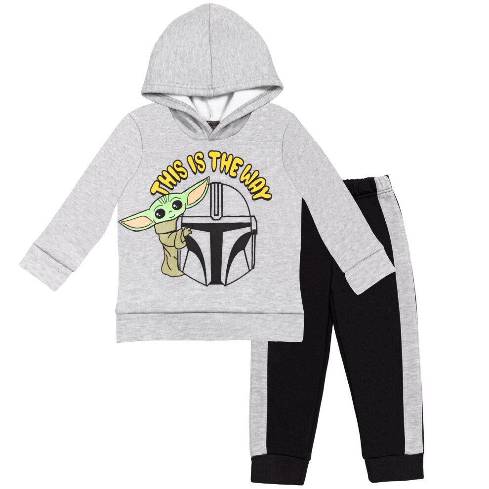 STAR WARS The Mandalorian Baby Yoda Big Boys Fleece Hoodie & Pants Set