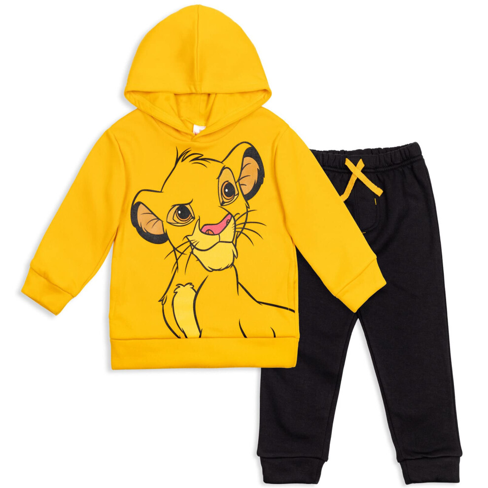 Disney Lion King Simba Toddler Boys Fleece Pullover Hoodie and Pants O