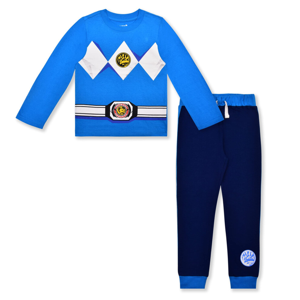 Hasbro Power Rangers Boys Long Sleeve Shirt and Jogger Pants Set for L