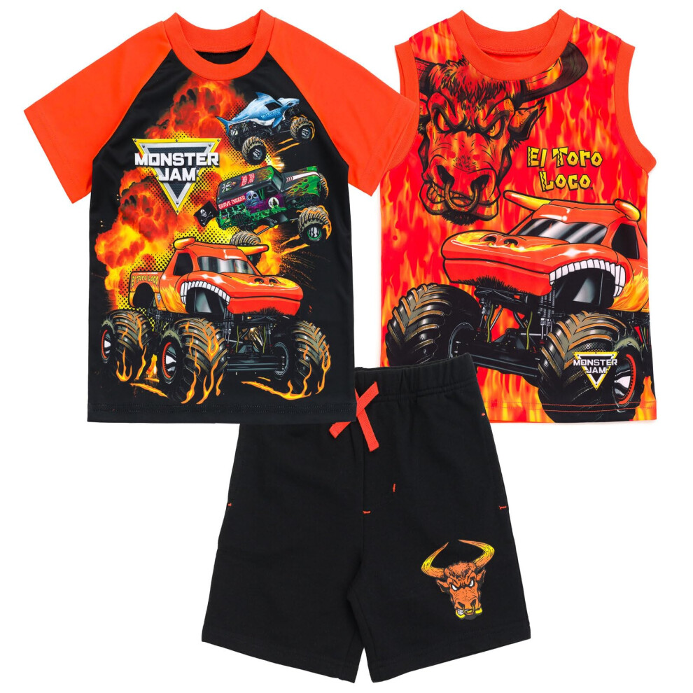 Monster Jam Grave Digger El Toro Loco Megalodon Big Boys Mix N' Match