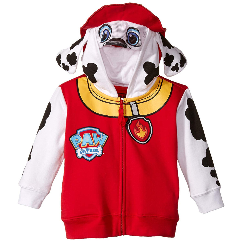 Paw Patrol Little Boys' Paw Patrol Marshall Toddler Costume Hoodie  Re