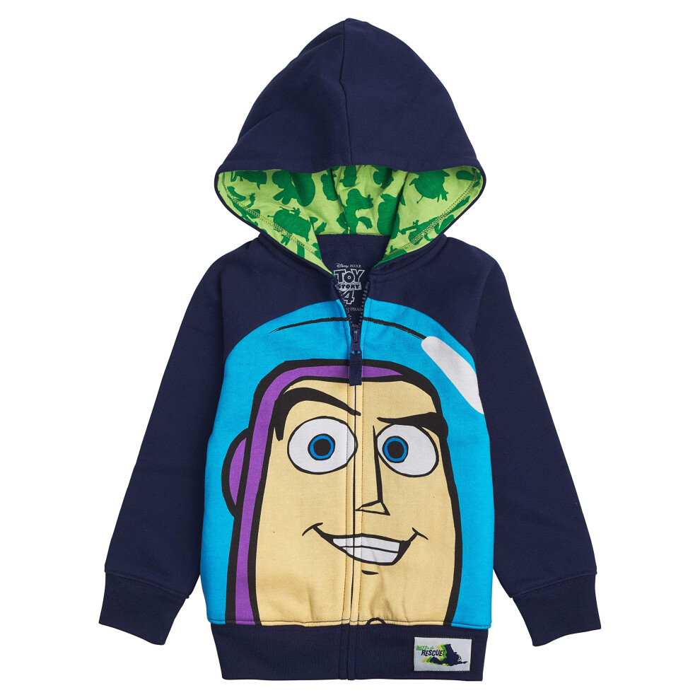 Disney Toy Story Big Face Zip-Up Hoodies -Buzz Lightyear  Sheriff Wood