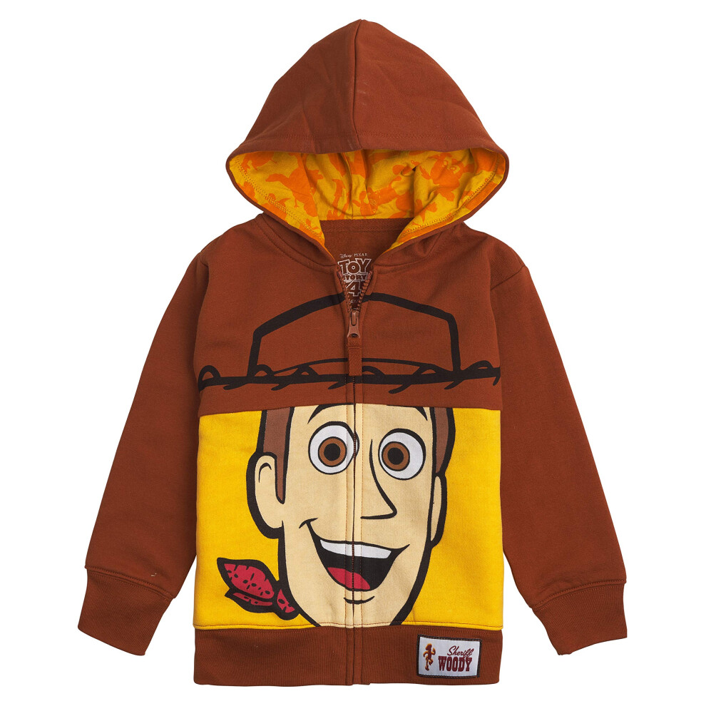 Disney Toy Story Big Face Zip-Up Hoodies -Buzz Lightyear  Sheriff Wood