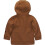 Carhartt Carhartt Jungen Langarm-Half-Zip Kapuzenpullover, Braun, 6 Monate 2