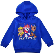 Paw Patrol Nickelodeon Chase Rubble and Marshall Boys Hoodie for Toddlers and Big Kids - Blue