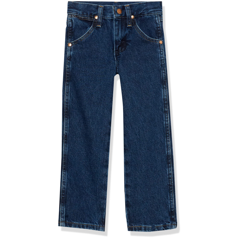 Wrangler Boys' Little 13MWZ Cowboy Cut Original Fit Jean  Dark Indigo