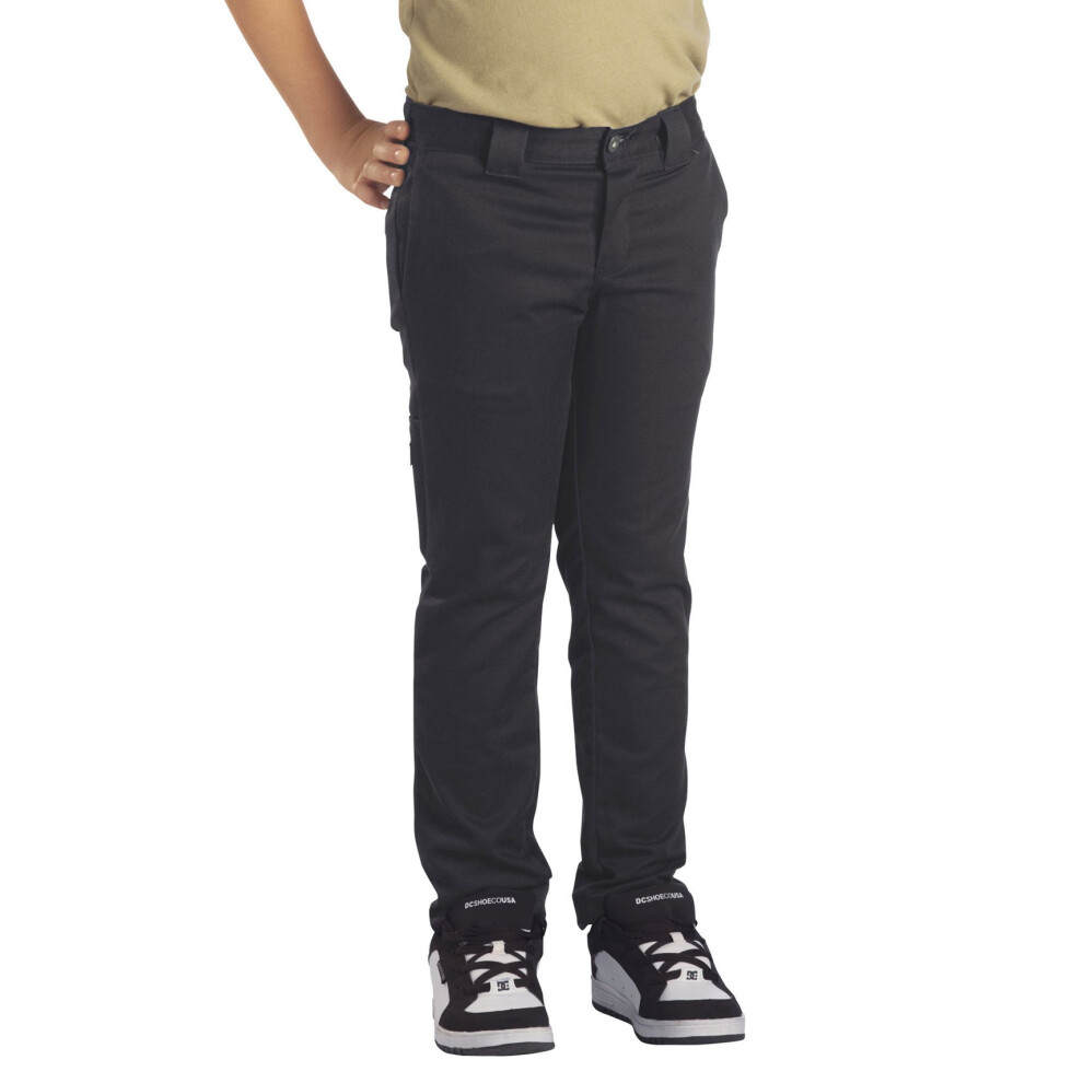 Dickies boys Skinny Straight pants  Charcoal  10 US