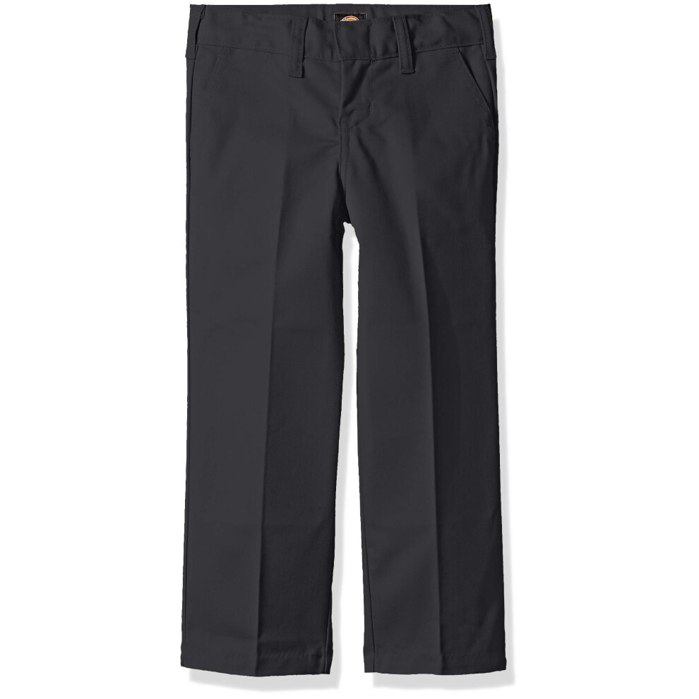 Dickies Boy's Little Flex Waist Flat Front Pants  Charcoal  7