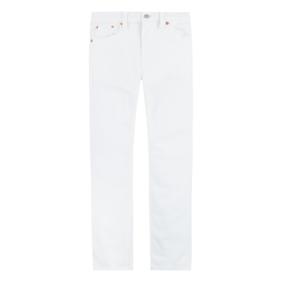 Levi's Boys' 502 Regular Taper Fit Performance Jeans  White  7X