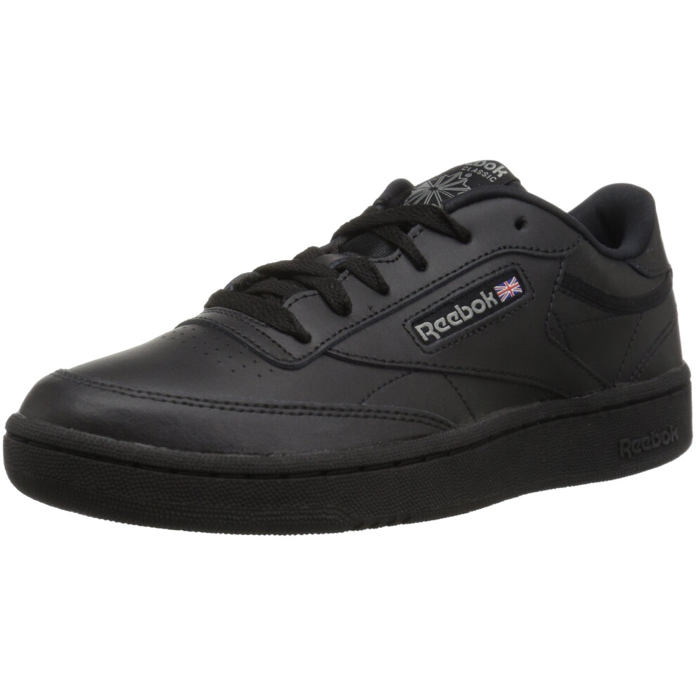 Reebok Unisex-Kid's Club C Sneaker  Black/Charcoal  4