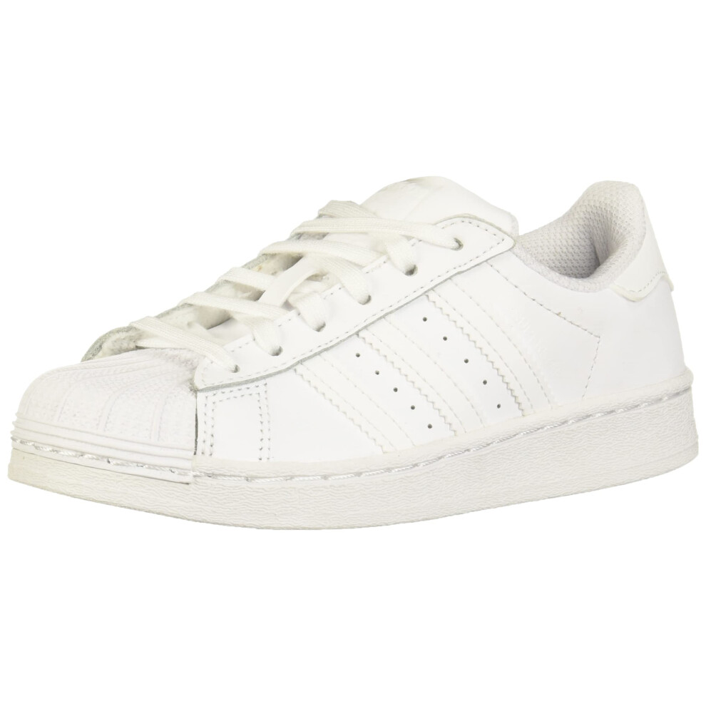 adidas Originals unisex child Superstar Sneaker  White/White/White  13