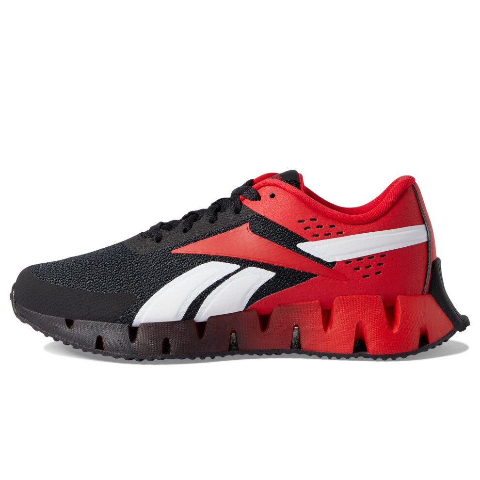 Reebok Boy's Zig Dynamica 2.0 Sneaker  Black/Vector Red/White  3 Littl